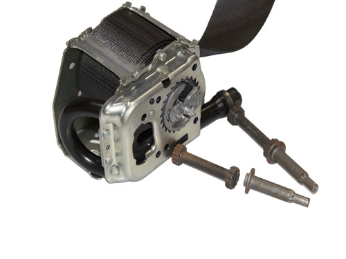 Safety belt torsion bar